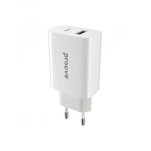 МЗП Proove Rapid 20W (Type-C + USB) (white)
